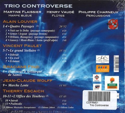 Trio Controverse (FLAISSIER Martine) : Harpe bleue