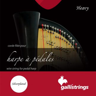 Special string sets for pedal harp