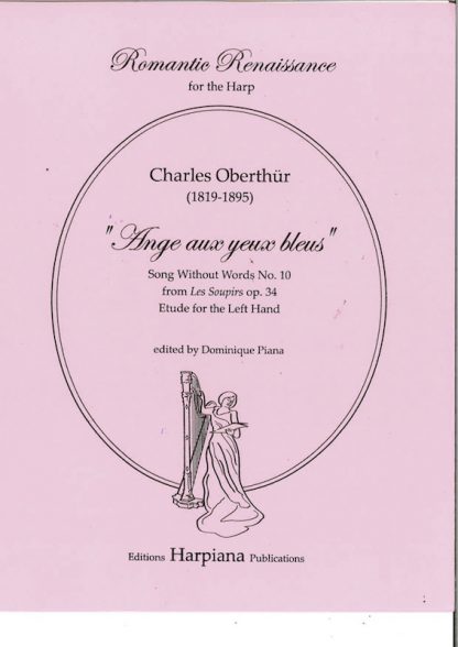 OBERTHÜR Charles : Ange aux yeux bleus (Song Without Words N°10), de Les Soupirs op. 34