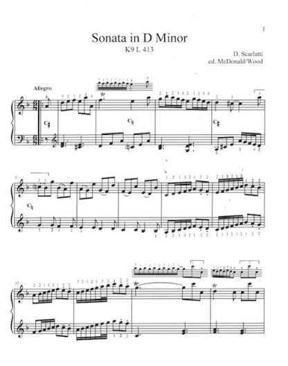 SCARLATTI Domenico : A Collection of 17 Sonatas (transcr. McDonald and Wood)