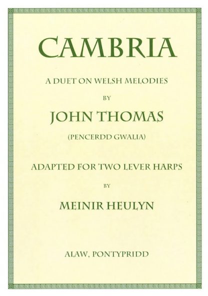 John Thomas: Cambria, arranged for two lever harps