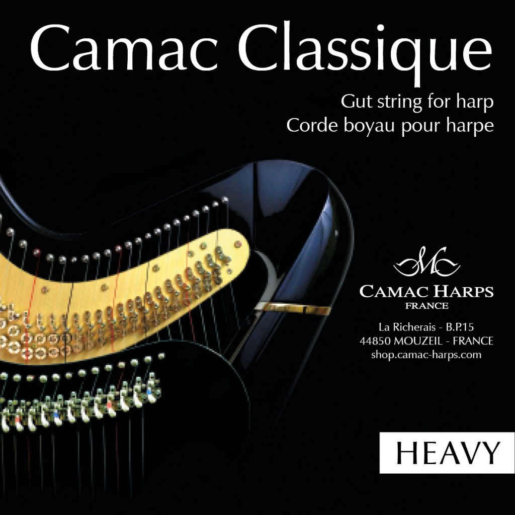Camac Gut String Heavy Gauge oct.1 Pedal E1 Camac Harps Shop Camac Harps Shop