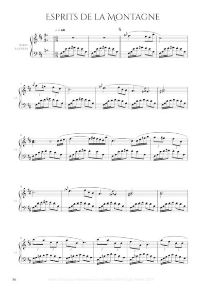 PERNEL François : Autre Chose pour harpe à leviers, volume 2