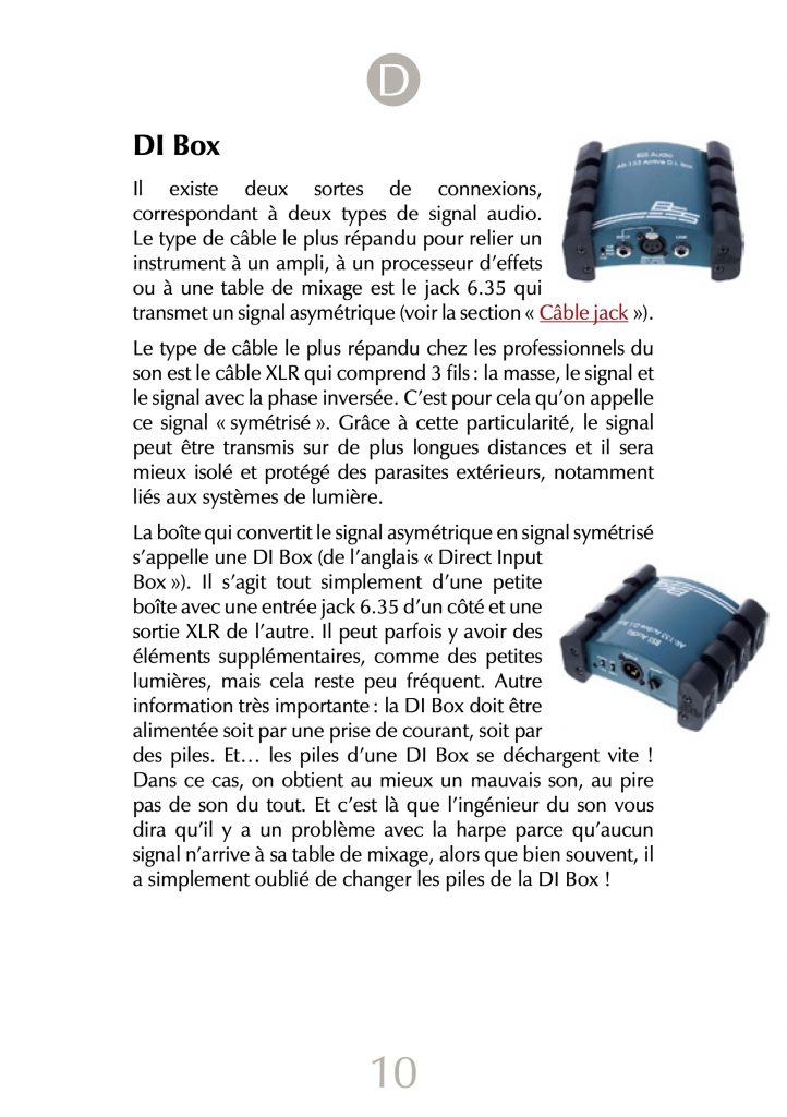 Blue Dictionary Or, the Amplified Harp from AZ Camac Harps Shop