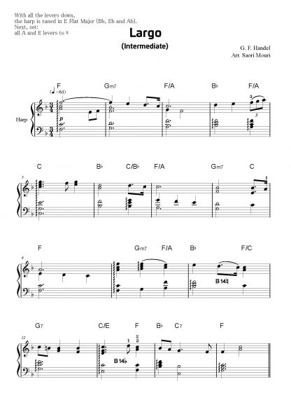 HANDEL G.F: Largo, arrangement by Saori Mouri