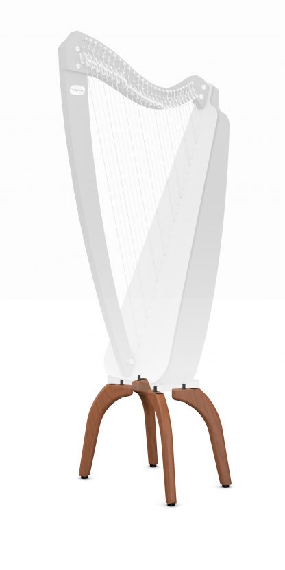 High legs for Odyssey harp, cherry wood finish