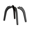 High legs for Odyssey harp, black finish