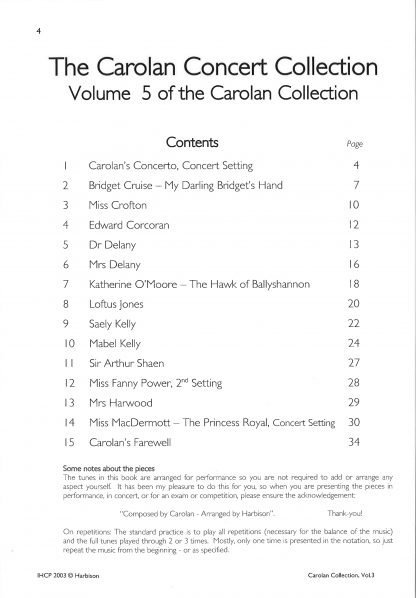 HARBISON Janet: The Carolan Collection, vol. 4