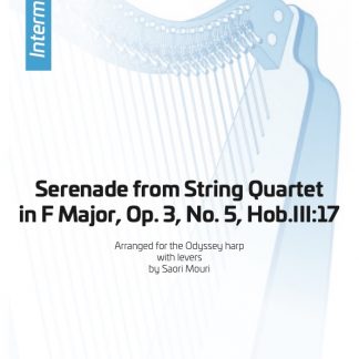 HAYDN J. : Quatuor À Cordes En Fa Majeur, Op.3, N°5, H.III, N°17 : « Sérénade », arrangement de Saori MOURI
