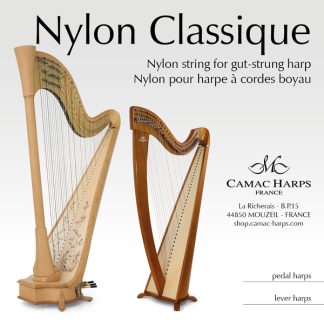 Nylgut strings (nylon for 2nd-5th octaves)