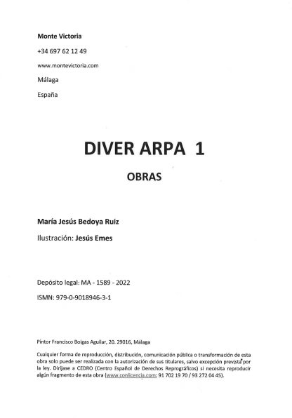 BEDOYA RUIZ Maria Jesus : Diver Arpa 1