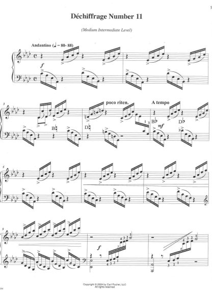 TOURNIER Marcel : Intermediate Pieces for Solo Harp, Vol.2 (9 Pieces) - Ed. CARL FISCHER CFH84