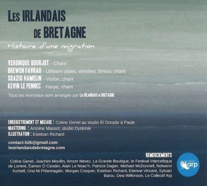 LE PENNEC Kevin : Les irlandais de Bretagne (CD du spectacle sur l'immigration irlandaise en Bretagne) – Image 2